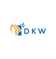 Dkw Credit Repair Accounting Logo Design On White