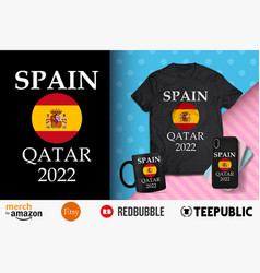 Spain Qatar 2022 Shirt Design