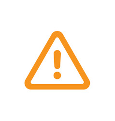 Orange Danger Notice Or Risk Icon