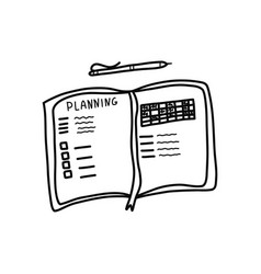 Open Planner Planning And Making A List Of Tasks