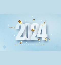 2024 Happy New Year Creative Design Background