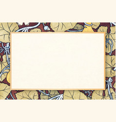 Rectangle Antique Floral Frame Copy Space