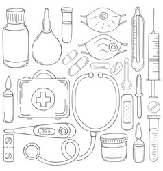 Monochrome Medical Coloring Pages Black And White