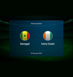 Senegal Vs Ivory Coast Knockout Stage Africa 2023