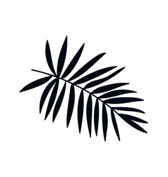 Tropical Leaf Silhouette