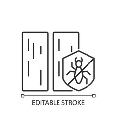 Protection From Termite Linear Icon