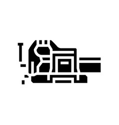 Quick Release Vice Glyph Icon