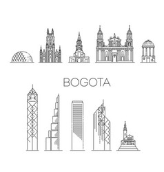 Bogota Architecture Line Skyline