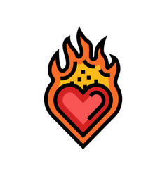 Passion Fire Color Icon