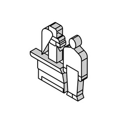 X Ray Technician Equipment Isometric Icon