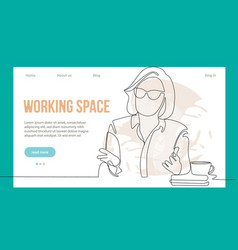 Coworking Space Landing Page