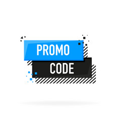 Promo Code Coupon Code Flat Design