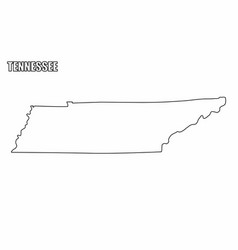 Tennessee State Shape Outline Vector Images (over 100)