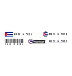 Made In Cuba Logo Or Labels Cuba Product Emblems