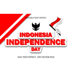 Independence Indonesia Text Effect