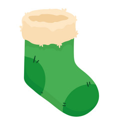 Merry Christmas Green Boot