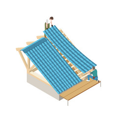 Roofer Isometric Icon