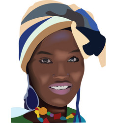 Black Woman With Traditional Attire