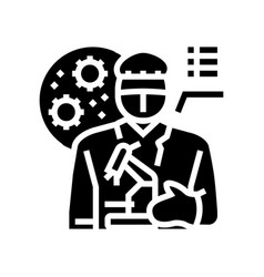 Cytologist Worker Glyph Icon