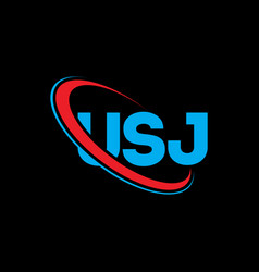 Usj Logo Letter Letter Logo Design