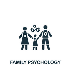 Family Psychololy Icon Monochrome Simple