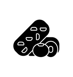 Tempeh Black Glyph Icon