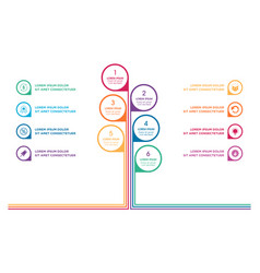 Tree Infographic Template With Icons