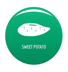 Sweet Potato Icon Green