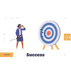 Target To Success Landing Page Design Template