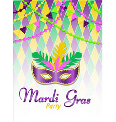 Carnival Poster For Mardi Gras