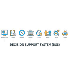 Decision Support System Infographics In Minimal