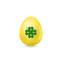 Easter Egg With Elements For St Patrick S Day