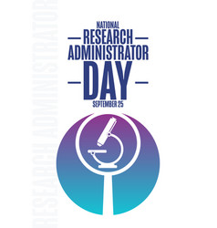 National Research Administrator Day September 25