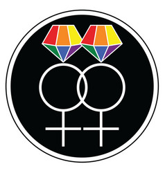 Gay Women Wedding Symbols