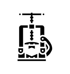 Pipe Vice Glyph Icon