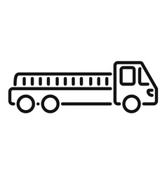 Airport Truck Icon Outline Transfer