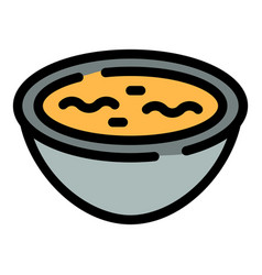 Asian Soy Sauce Icon Flat