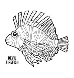 Coloring Book Devil Firefish