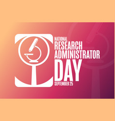 National Research Administrator Day September 25