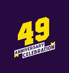 49th Anniversary Celebration Design 49 Years