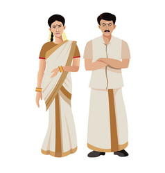 Kerala Traditional Dress Man And Woman