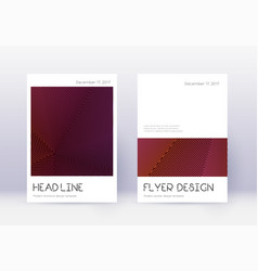 Minimal Cover Design Template Set Violet Abstract