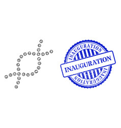 Scratched Inauguration Seal And Net Genetic Spiral