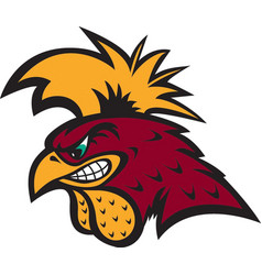 Gamecock Head Sports Logo Mascot