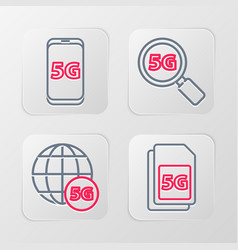 Set Line 5g Sim Card Network Search And Mobile