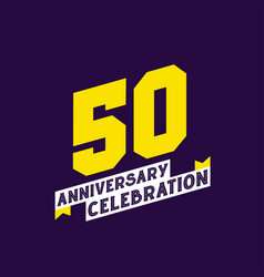 50th Anniversary Celebration Design 50 Years