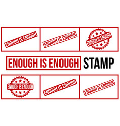 Enough Is Rubber Stamp Set