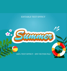 Summer Text Effect Modern Style