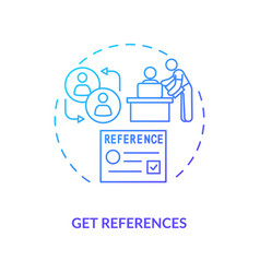 Get References Concept Icon