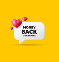 Money Back Guarantee Tag Promo Offer Sign 3d